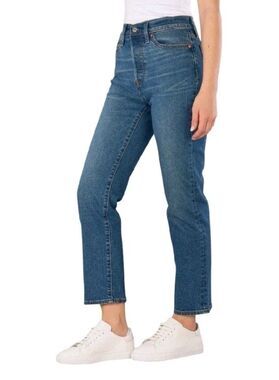 Levi's Women's Wedgie 31 X 26 Straight Jeans Med Blue